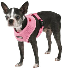 Puppia Soft Mesh Small Dog Harness A Pink 3 Sizes