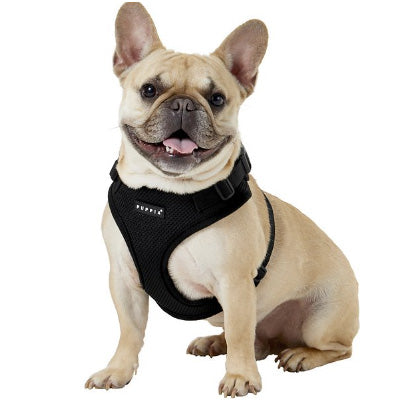 Puppia Soft Mesh Small Dog Harness A Black 4 Sizes