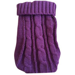 Small Dog Soft Cable Jumper Purple 6 Sizes