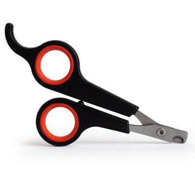 Small Scissor Style Nail Clippers Chuihuahua Small Dogs Claw Trimmers Black and Red