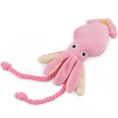 Super Soft Squid Rope Pull Dog Toy