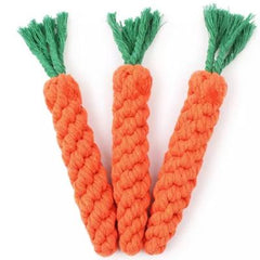 Super Strong Carrot Rope Chew and Throw Dog Toy
