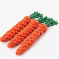 Super Strong Carrot Rope Chew and Throw Dog Toy