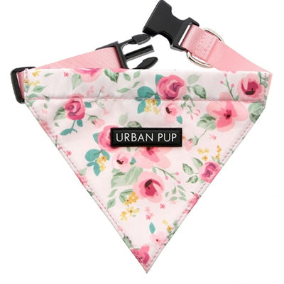 Urban Pup White Floral Cascade Bandana for Small Dogs