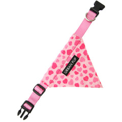 Urban Pup Pink Hearts Bandana for Small Dogs
