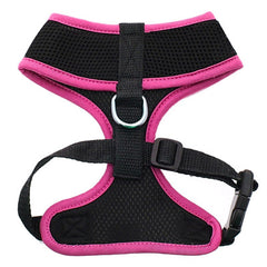Active Mesh Black and Pink Harness by Urban Pup Chihuahua Clothes and Accessories at My Chi and Me