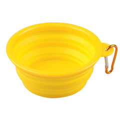 Chihuahua Travel Collapsible Water Bowl With Caribiner
