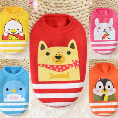 Premium XXXS Puppy Vest Cute Characters - 5 Colours Chihuahua Clothes and Accessories at My Chi and Me