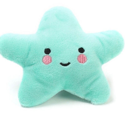 Twinkle Chihuahua or Small Dog Plush Star Toy with Squeaker Aqua Chihuahua Clothes and Accessories at My Chi and Me