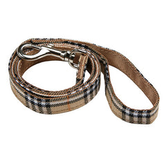 Brown Tartan Dog Lead by Urban Pup - My Chi and Me