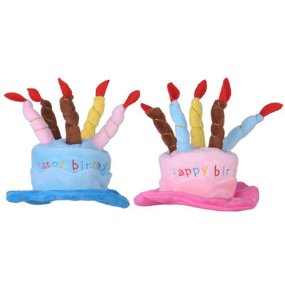 Happy Birthday Hat for Chihuahua Small Dog or Puppy BLUE or PINK - My Chi and Me