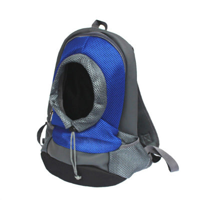 Chihuahua Small Dog Rucksack Pet Carrier Blue & Grey 2 Sizes - My Chi and Me
