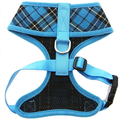 Blue Tartan Harness by Urban Pup - My Chi and Me