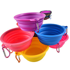 Chihuahua Travel Collapsible Water Bowl With Caribiner - My Chi and Me