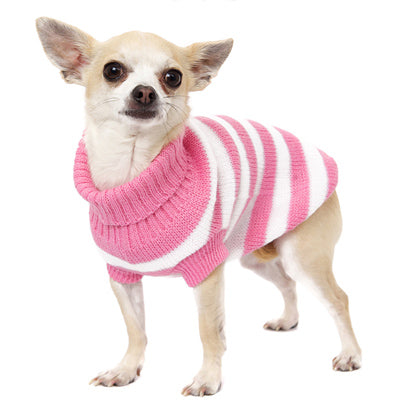 Urban Pup Chihuahua Puppy Chihuahua or Small Dog Pink and White Candy Striped Jumper Chihuahua Clothes and Accessories at My Chi and Me