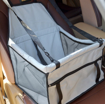 Premium Portable Folding Travel Car Seat Grey Mesh Sides - My Chi and Me