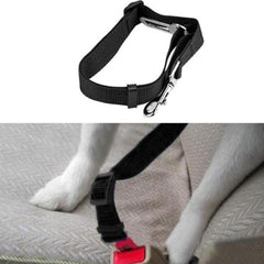 Premium Dog Seat Belt With Clip Black - My Chi and Me