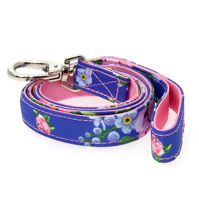 Pink and Blue Floral Burst Lead by Urban Pup - My Chi and Me