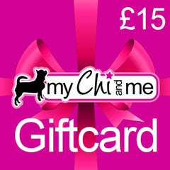 My Chi and Me Electronic Gift Card Chihuahua Clothes and Accessories at My Chi and Me