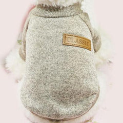 Chihuahua Puppy and Small Dog Knitted Cosy Fleece Lined Jumper 9 COLOURS Medium