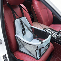Premium Portable Folding Travel Car Seat Grey Mesh Sides - My Chi and Me