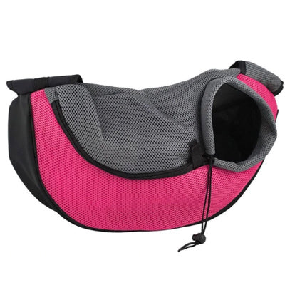 Chihuahua Or Small Dog Pet Carrier Messenger Style Black Pink & Grey Chihuahua Clothes and Accessories at My Chi and Me
