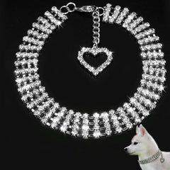 Chihuahua Super Bling Necklace Small Dog Swarovski Crystal Collar Chihuahua Clothes and Accessories at My Chi and Me
