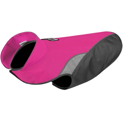 Small Dog Waterproof Reflective Adjustable Velcro Coat Pink and Grey - My Chi and Me