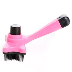 Chihuahua Grooming Brush with Hair Release Button Pink Chihuahua Clothes and Accessories at My Chi and Me