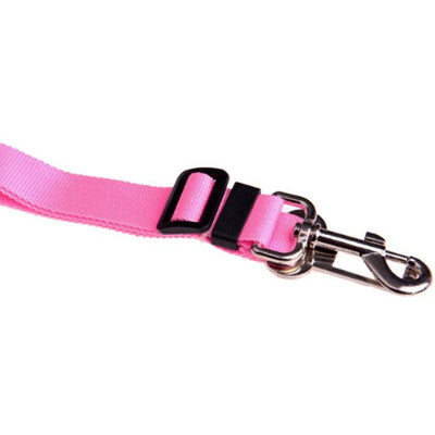 Premium Dog Seat Belt With Clip Pink - My Chi and Me