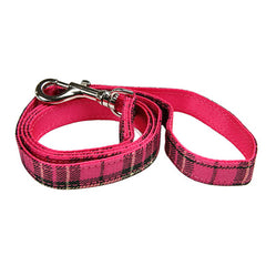Fuchsia Pink Tartan Lead by Urban Pup - My Chi and Me