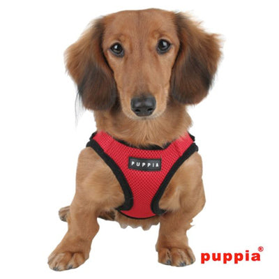 Puppia Soft Mesh Vest Style Chihuahua Small Dog Jacket Harness B Red 3 SIZES Chihuahua Clothes and Accessories at My Chi and Me