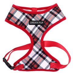 Red & White Plaid Harness by Urban Pup Chihuahua Clothes and Accessories at My Chi and Me