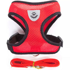 Breathable Mesh Chihuahua or Small Dog Harness and Lead Set Red - 3 SIZES Chihuahua Clothes and Accessories at My Chi and Me