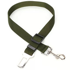 Premium Dog Seat Belt With Clip Army Green Chihuahua Clothes and Accessories at My Chi and Me