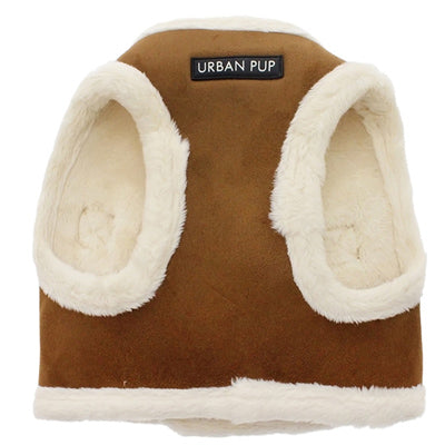 Urban Pup Faux Shearling Small Dog Vest Harness Sheepskin - My Chi and Me