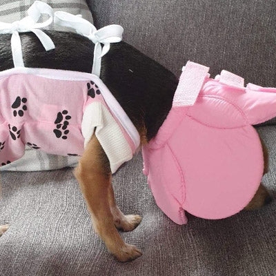 Post Surgery Soft Protective Flower Collar Pink Chihuahua Clothes and Accessories at My Chi and Me