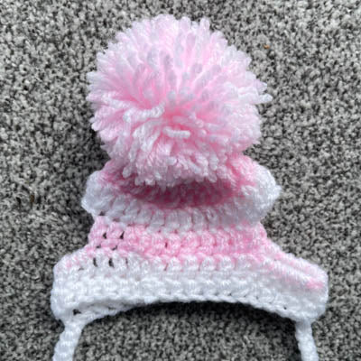 Pom Pom Hat Small Dog Puppy or Chihuahua