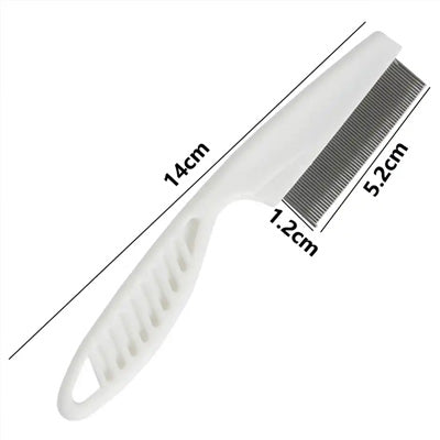 Flea Comb for Dogs Cats and Small Animals Blue or Pink