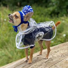 White Waterproof Raincoat for Chihuahuas and Small Dogs - 3 SIZES Chihuahua Clothes and Accessories at My Chi and Me